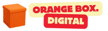Orange Box. Digital Header logo